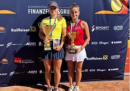 Charo Esquiva, tras proclamarse subcampeona de Europa junior.