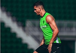 El delantero del Elche André Silva.