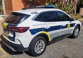 Coche patrulla de la Policía Local de Alicante.