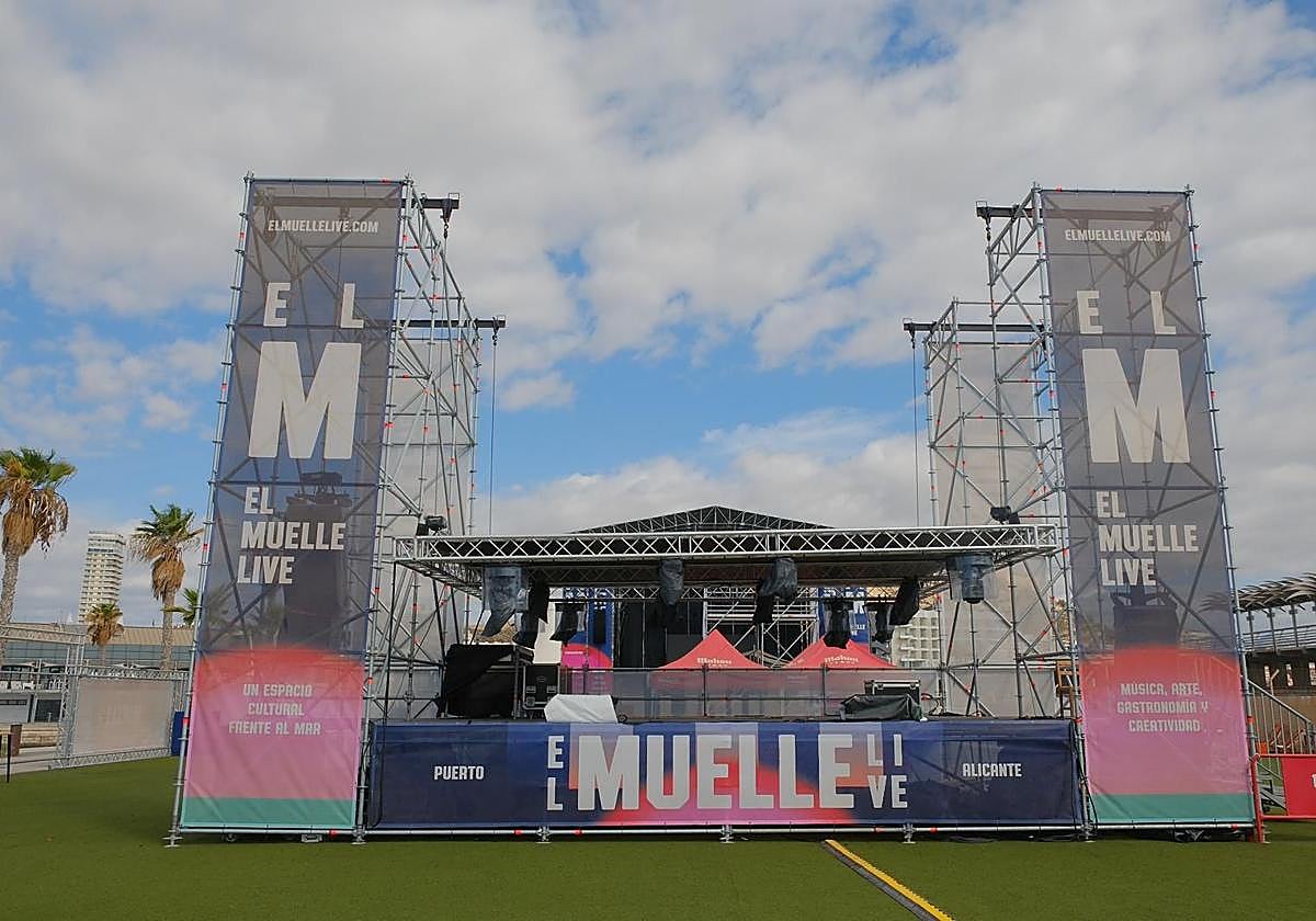 Escenario de Muelle Live.