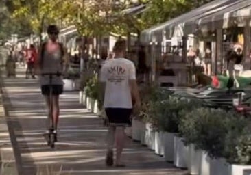 Tráfico zanja la polémica: los peatones tienen prioridad en el carril bici de la Explanada