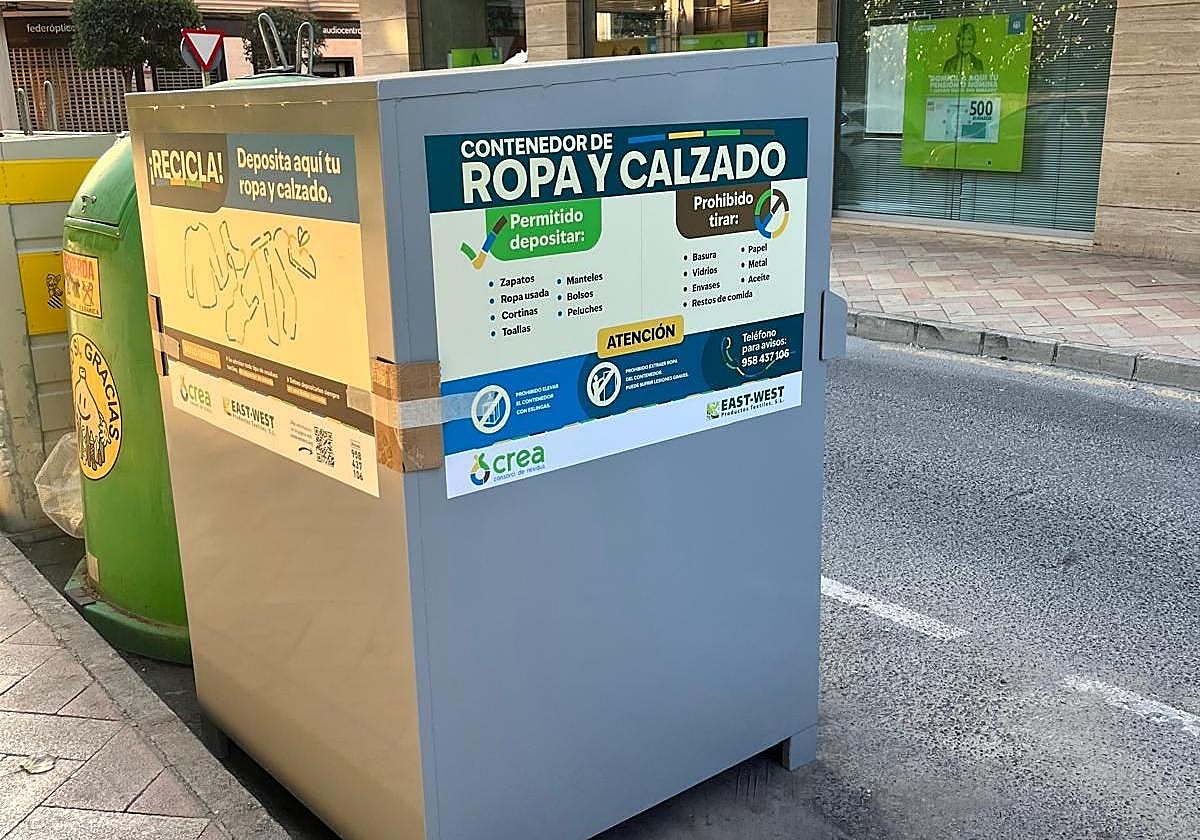 Uno de los nuevos contenedores instalados.