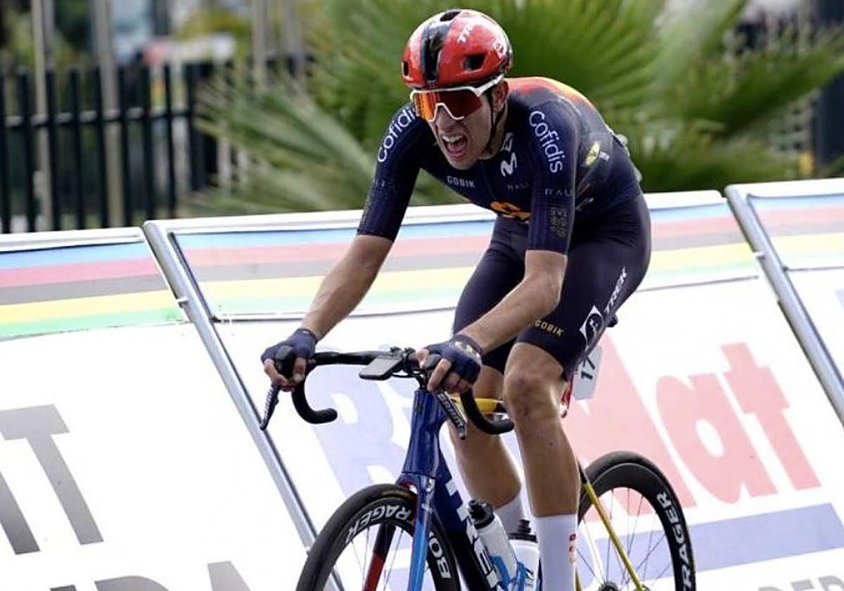 Héctor Álvarez durante la disputa del Mundial en Kigali.