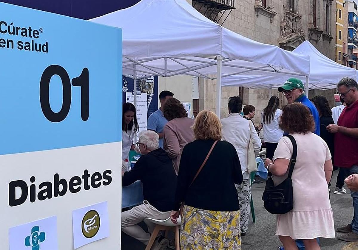 Pruebas que se llevaron a cabo durante la Feria de Farmacias.