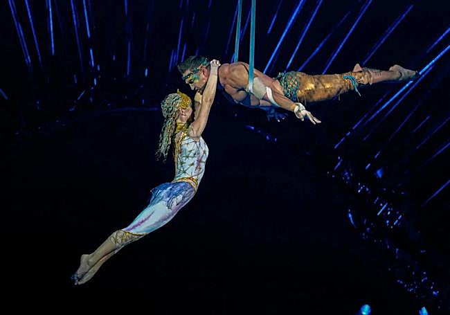 'Alegría', último espectáculo del Circo del Sol en Alicante.