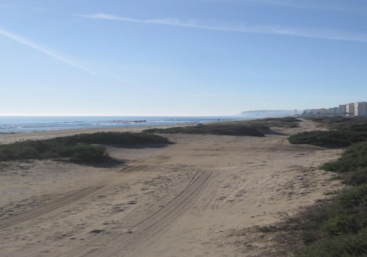 Zona de dunas en Agua Amarga.