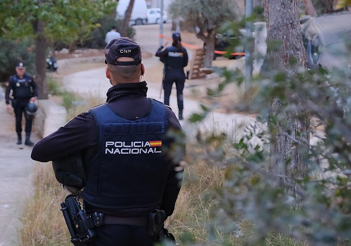 Despliegue de la Policía Nacional, en una imagen de archivo.