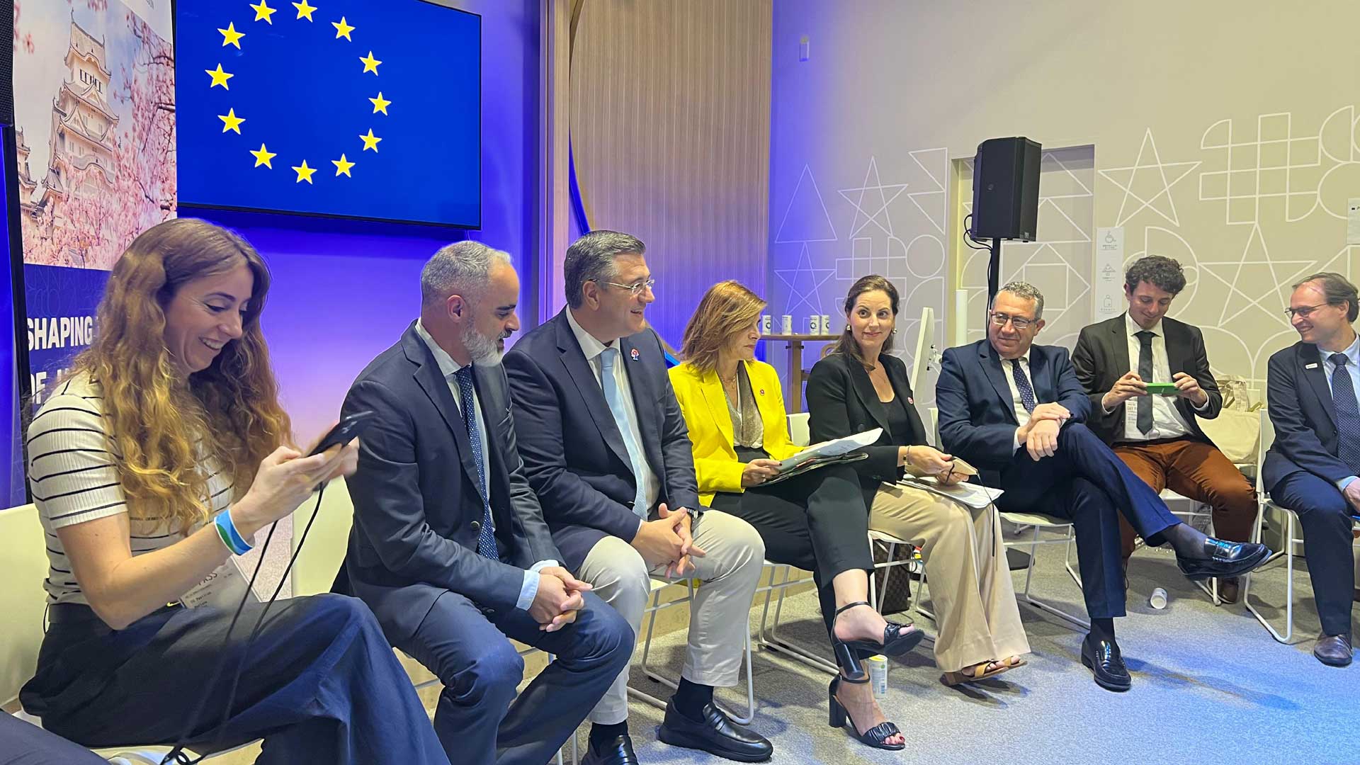 El alcalde de Benidorm, Toni Pérez, en la Expo Universal de Osaka.