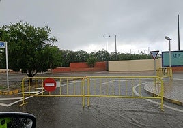 Carreteras cortadas en Dénia.