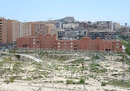 El parque del Pau 2-La Torreta, pendiente de finalizar.