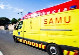 Una ambulancia del SAMU.