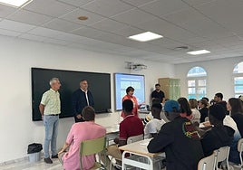 Momento de la primera edición del proyecto Escuela de Acogida.