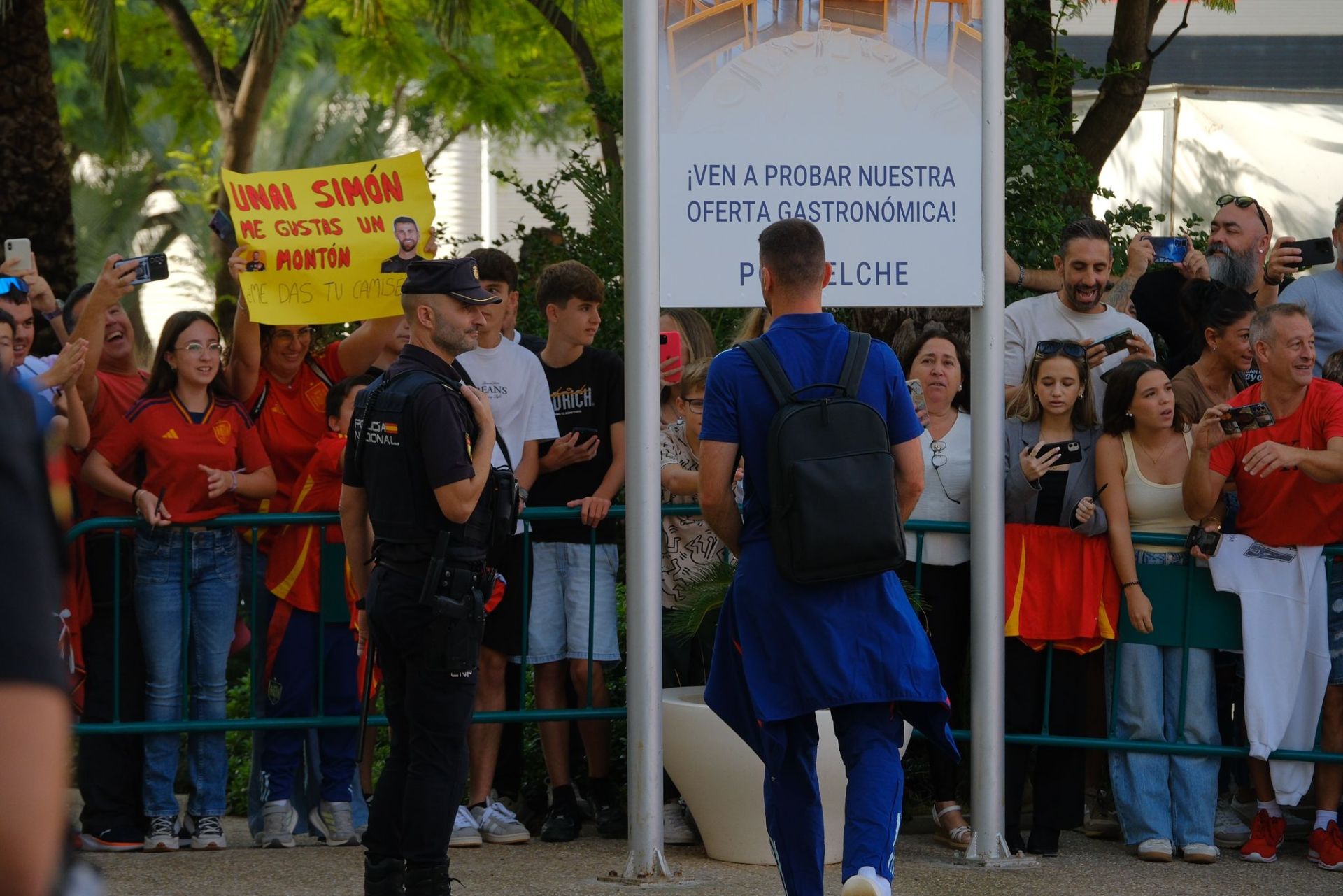 La Roja llega a Elche