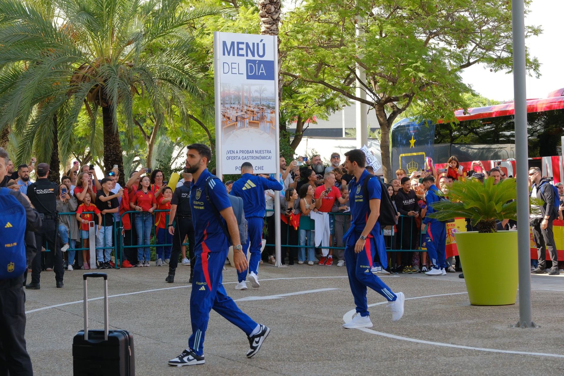 La Roja llega a Elche