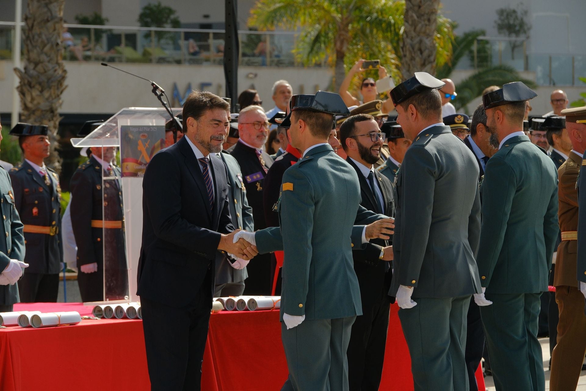 La Guardia Civil de Alicante celebra el día de la Hispanidad
