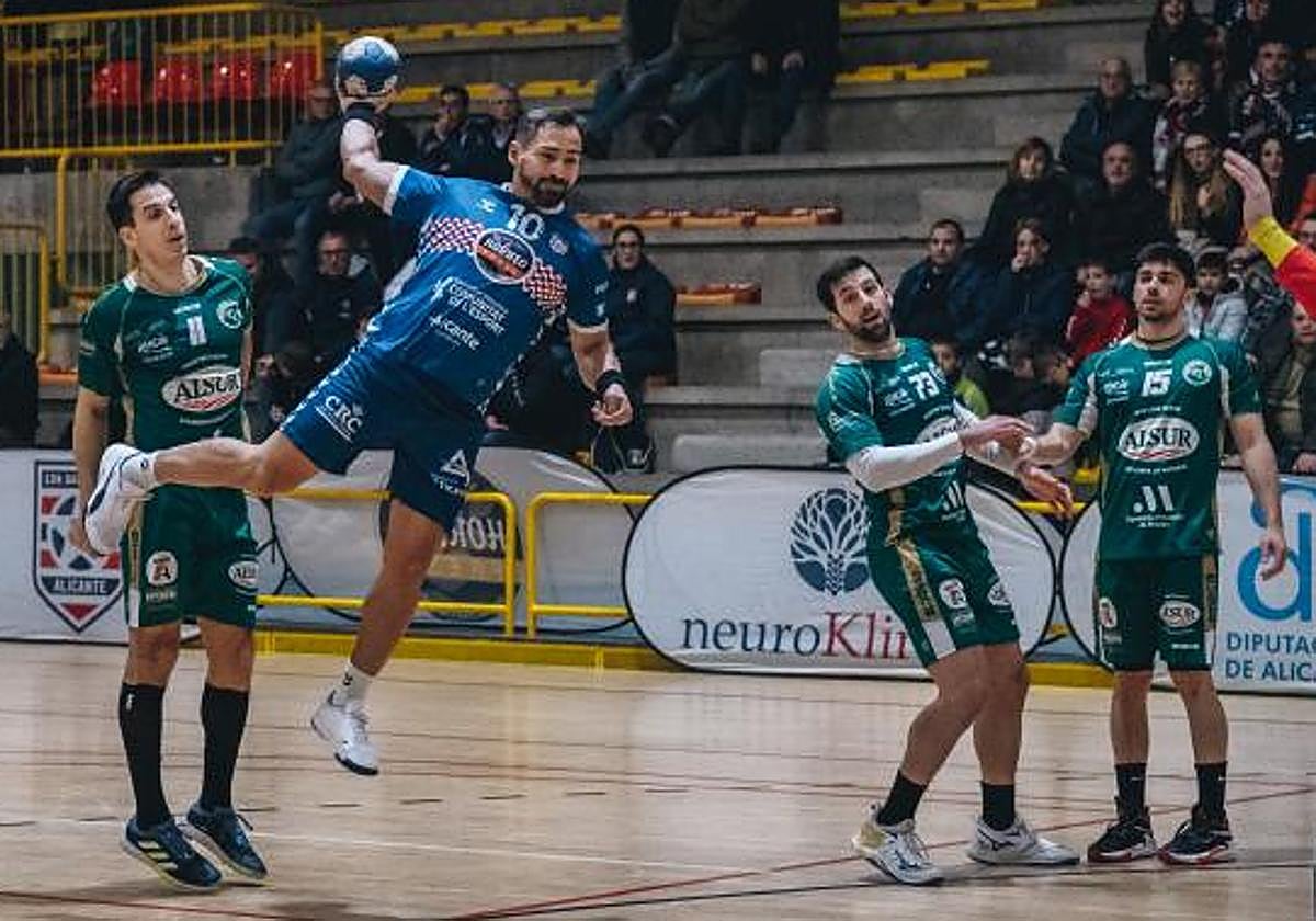 Encuentro entre el Horneo EÓN Alicante y el Antequera, en Asobal.