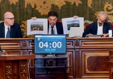 Barcala anuncia la futura ciudad deportiva del Hércules en una parcela de 120.000 m2 en la Albufereta