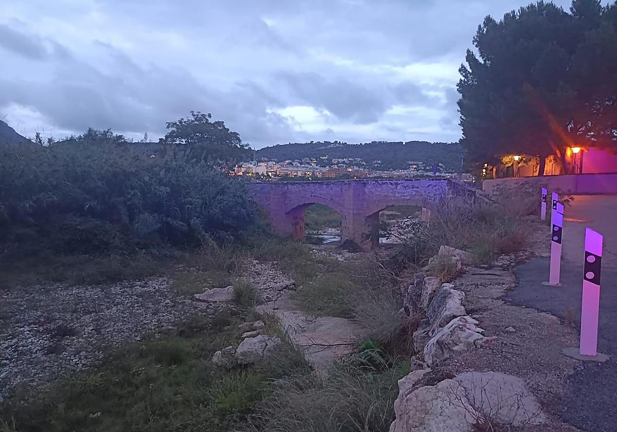 Un barranco de Xàbia.
