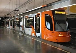 Imagen de archivo de un convoy de la Línea 3.