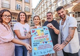 Presentación del cártel de la primera edición de la Oktoberfest de Elda.
