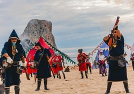 Imagen de archivo del Desembarco de las fiestas de Moros y Cristianos de Calp.