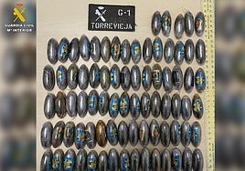 Droga incautada en la operación.