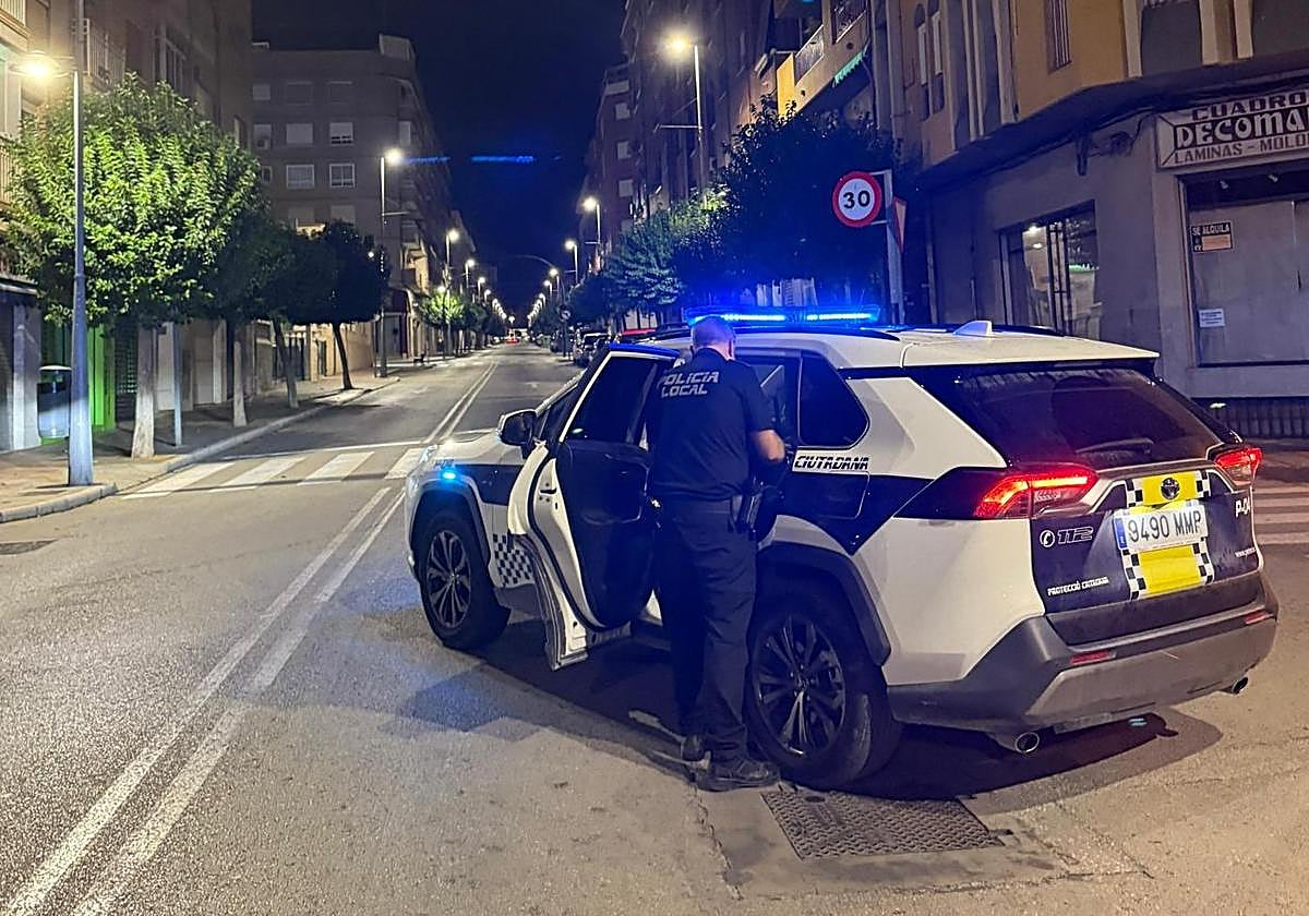 Local Police Patrol in Petrer.