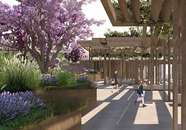 Futuros jardines de Las Cigarreras.