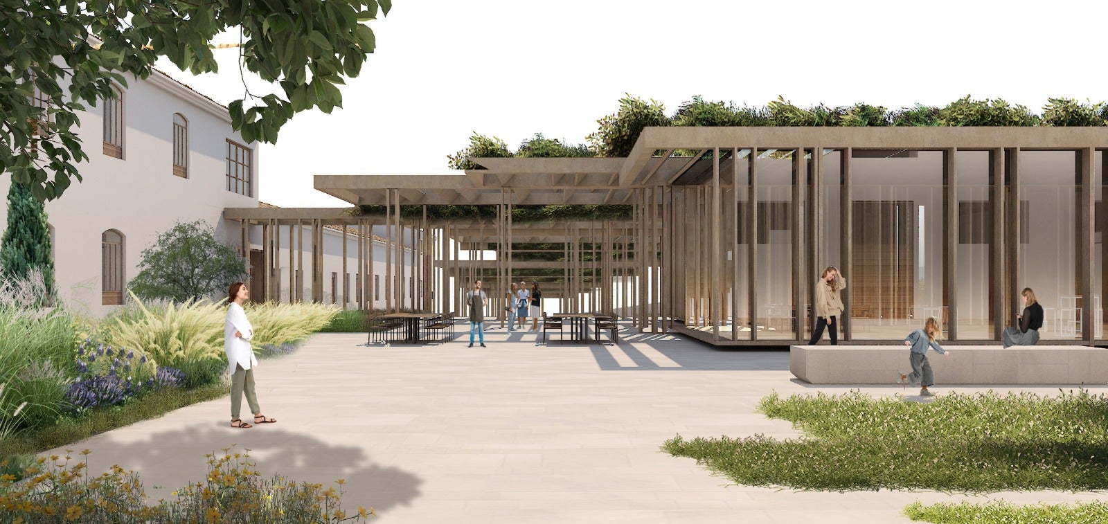 Futuros jardines de Las Cigarreras.