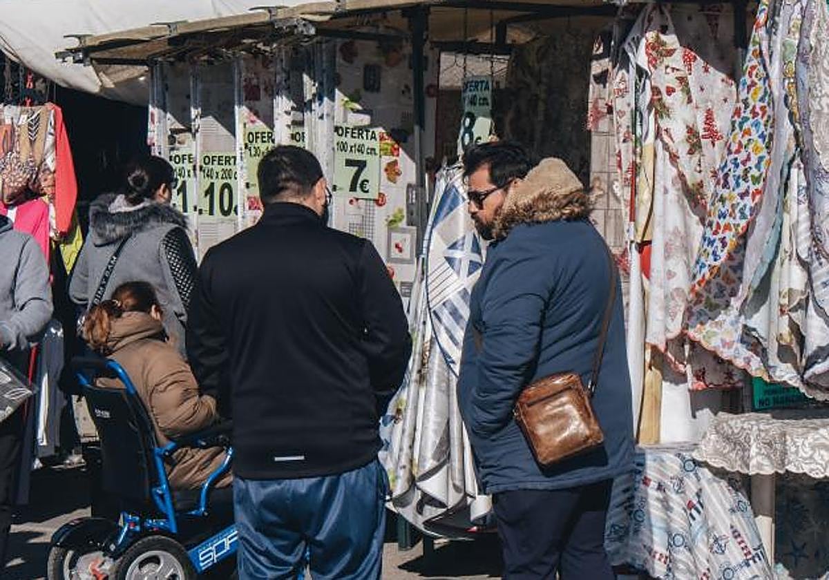 Mercadillo de Aicante, en imagen de archivo.