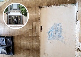 Viviendas semiabandonadas y okupadas en Alicante.