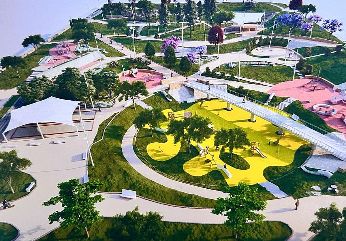 Futuro parque de La Torreta-Pau 2 de Alicante.