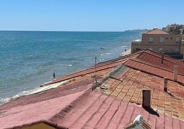 Casas en la playa de Babilonia, en Guardamar.