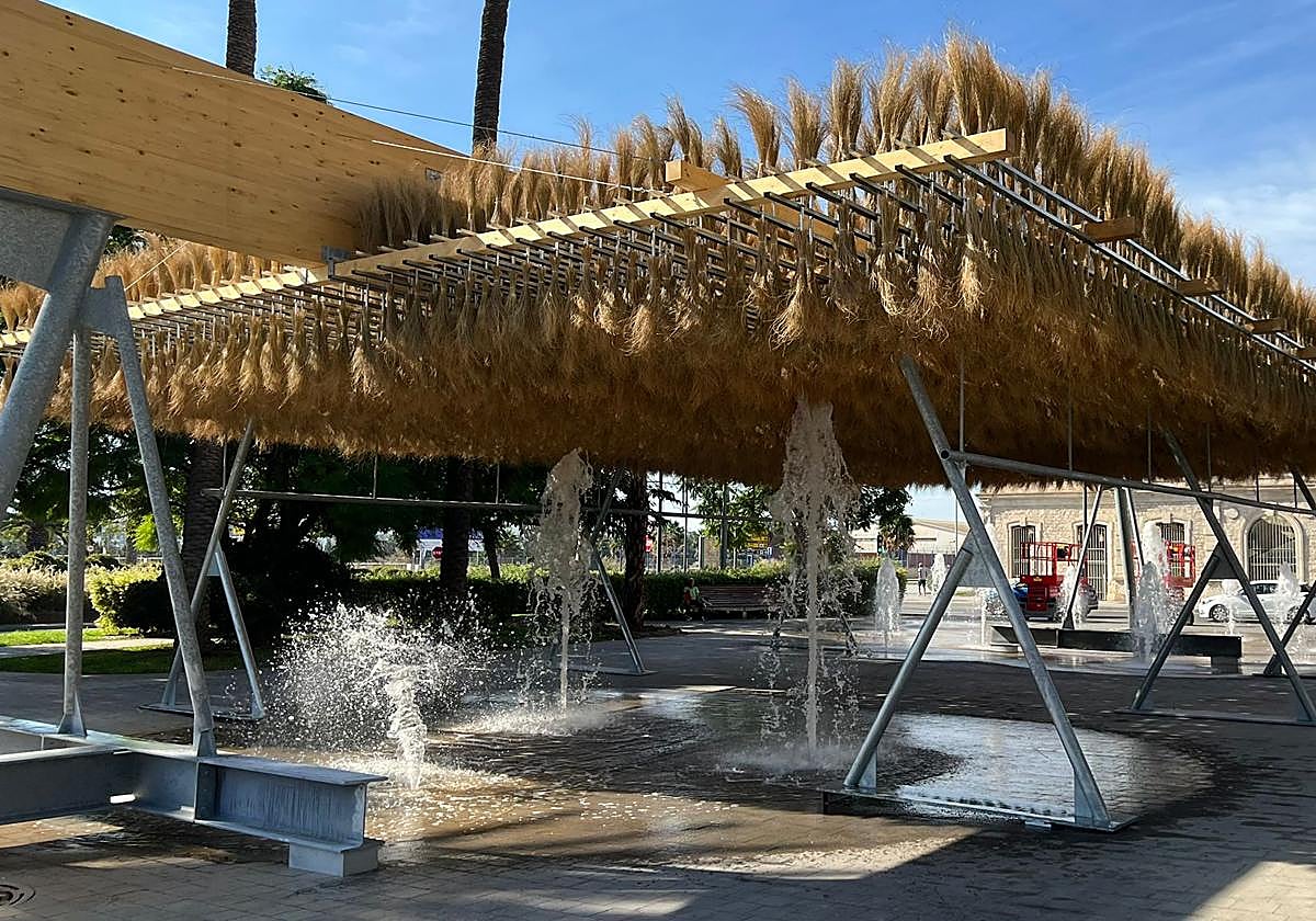 'Espartal', installed in front of Casa Mediterráneo.