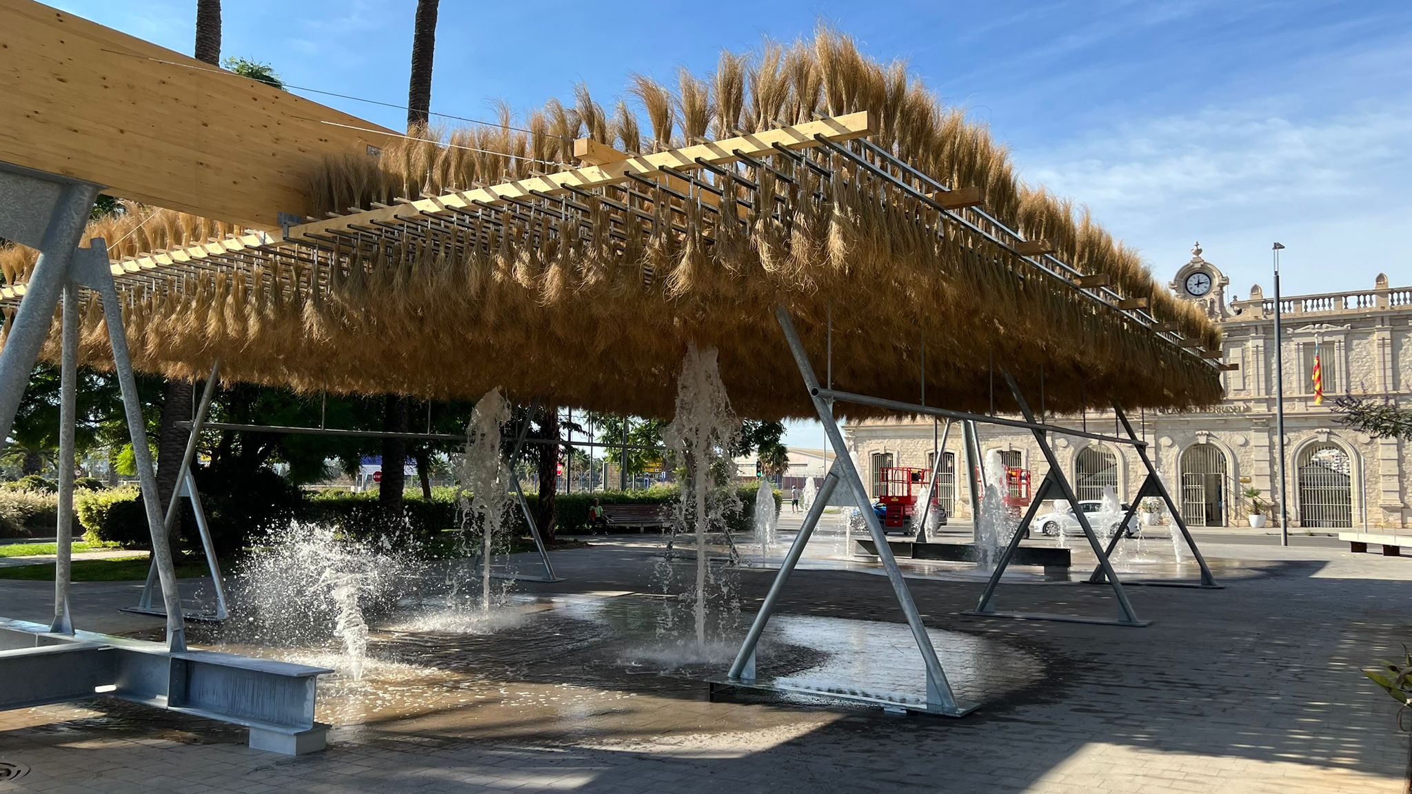 'Espartal', instalado frente a Casa Mediterráneo.