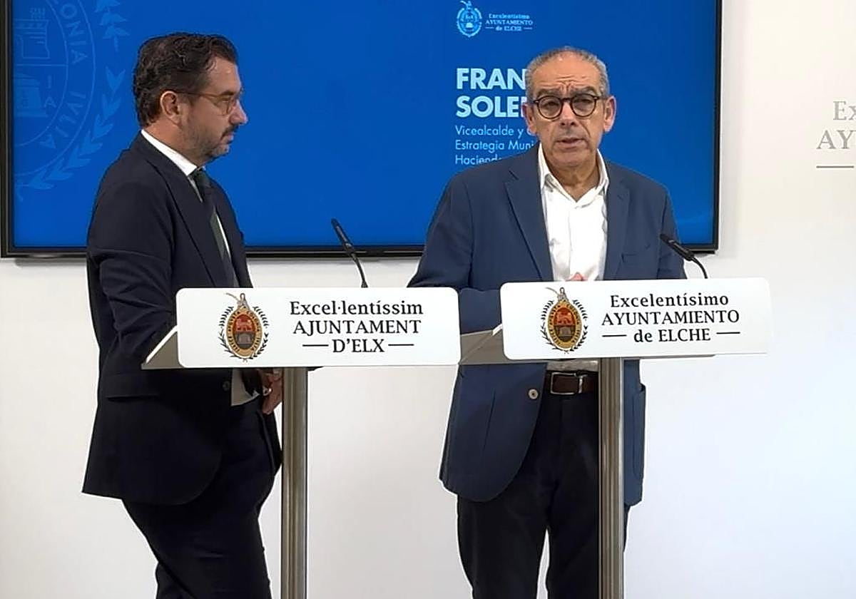 Francisco Soler y Claudio Guilabert detallan las nuevas modificaciones presupuestarias y la inversión en ciberseguridad municipal.