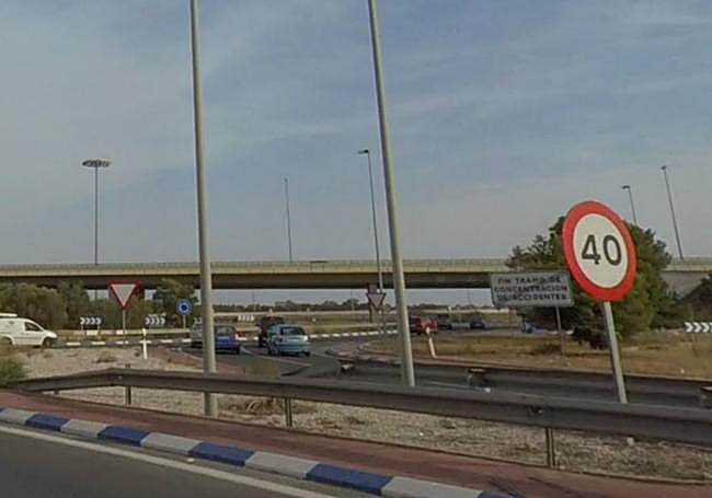 Kilómetro cero de la A-77a en Alicante, el tramo con más accidentes de España.