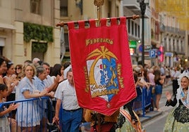 Banderín de la Federació de les Fogueres de Sant Joan.