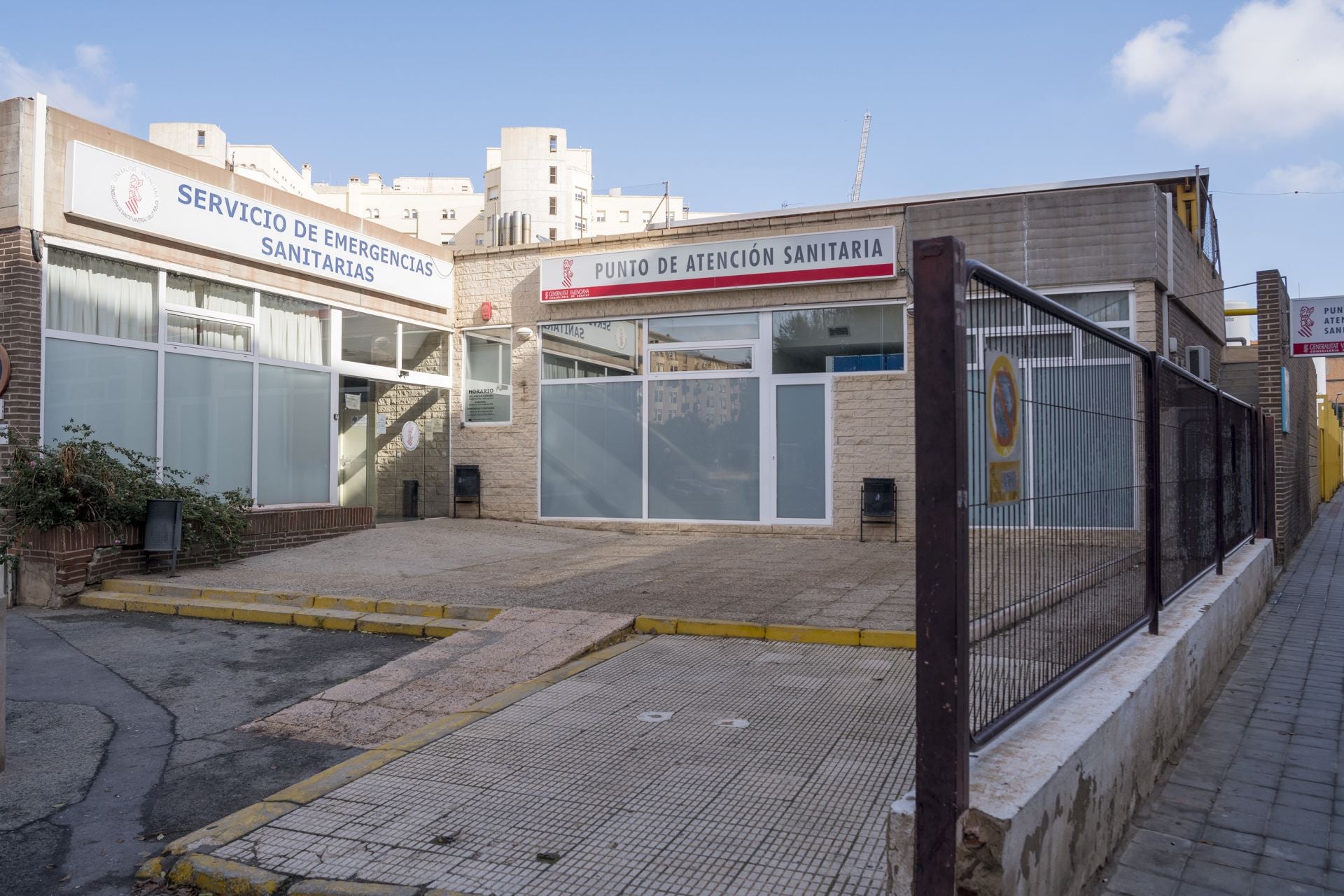 Punto de Atención Sanitaria en la ciudad de Alicante.