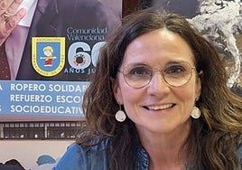 Isabel Luján, en la sede de Mensajeros de la Paz.
