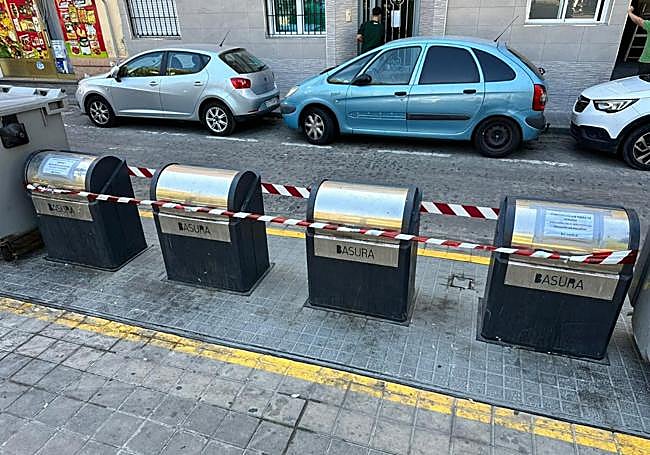 Containers in Carolinas Alta and Bola de Oro.