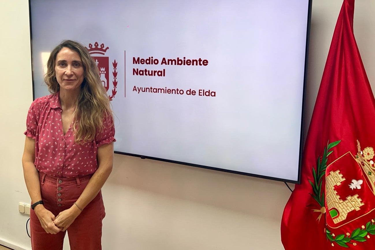 La concejala de Medio Ambiente de Elda, Cristina Rodríguez.