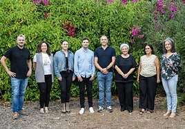 El equipo del laboratorio de Neurobiología Ocular que ha participado en el estudio: Fernando Aleixandre, Ariadna Díaz, Almudena Íñigo, David Ares, Víctor Meseguer, Juana Gallar, Susana Quirce y M. Carmen Acosta.