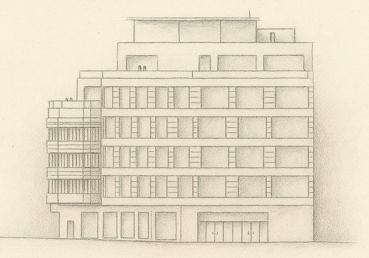 Imagen principal - Así será el edificio Maisonnave 22, la nueva catedral del comercio urbano de Alicante