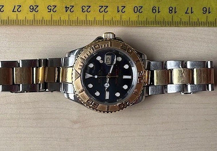 Reloj de lujo robado.