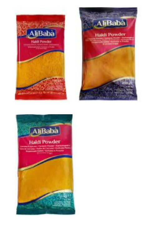 La alerta lanzada afecta al producto 'Haldi Powder', de la marca Ali Baba.