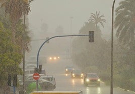 Últimas lluvias en Alicante.