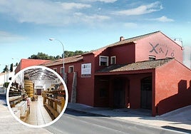 Edificio de las Bodegas Xaló e interior de sus instalaciones.