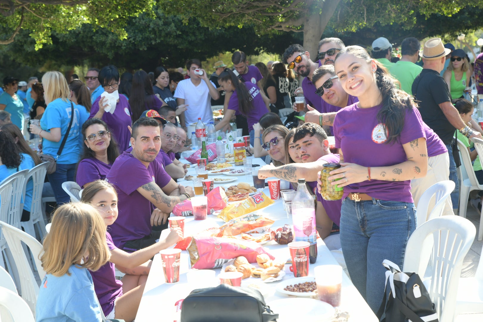 Las barracas celebran su día grande fuera de las Hogueras