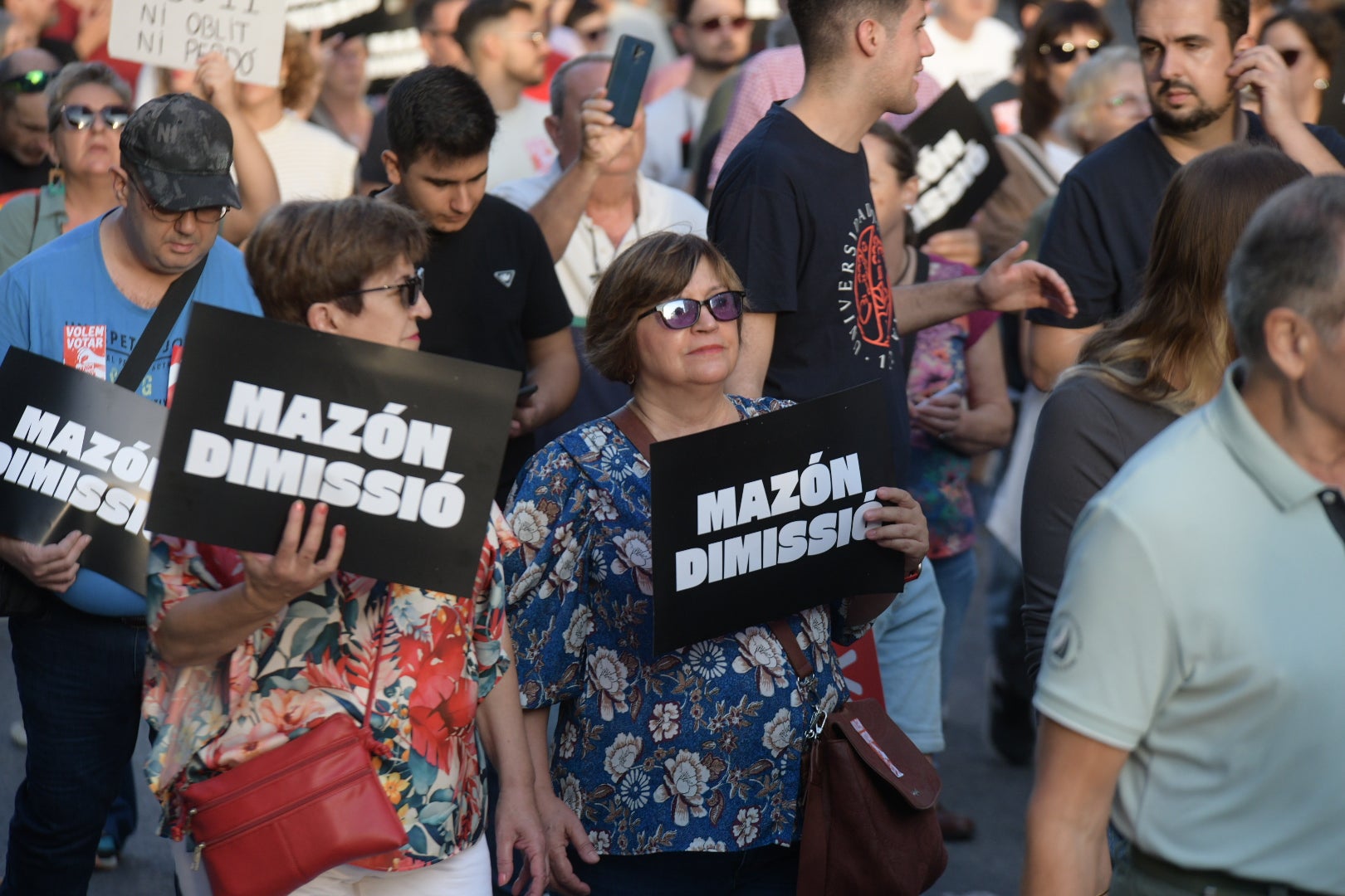 Vuelven las protestas contra Mazón en las vísperas del 29-O